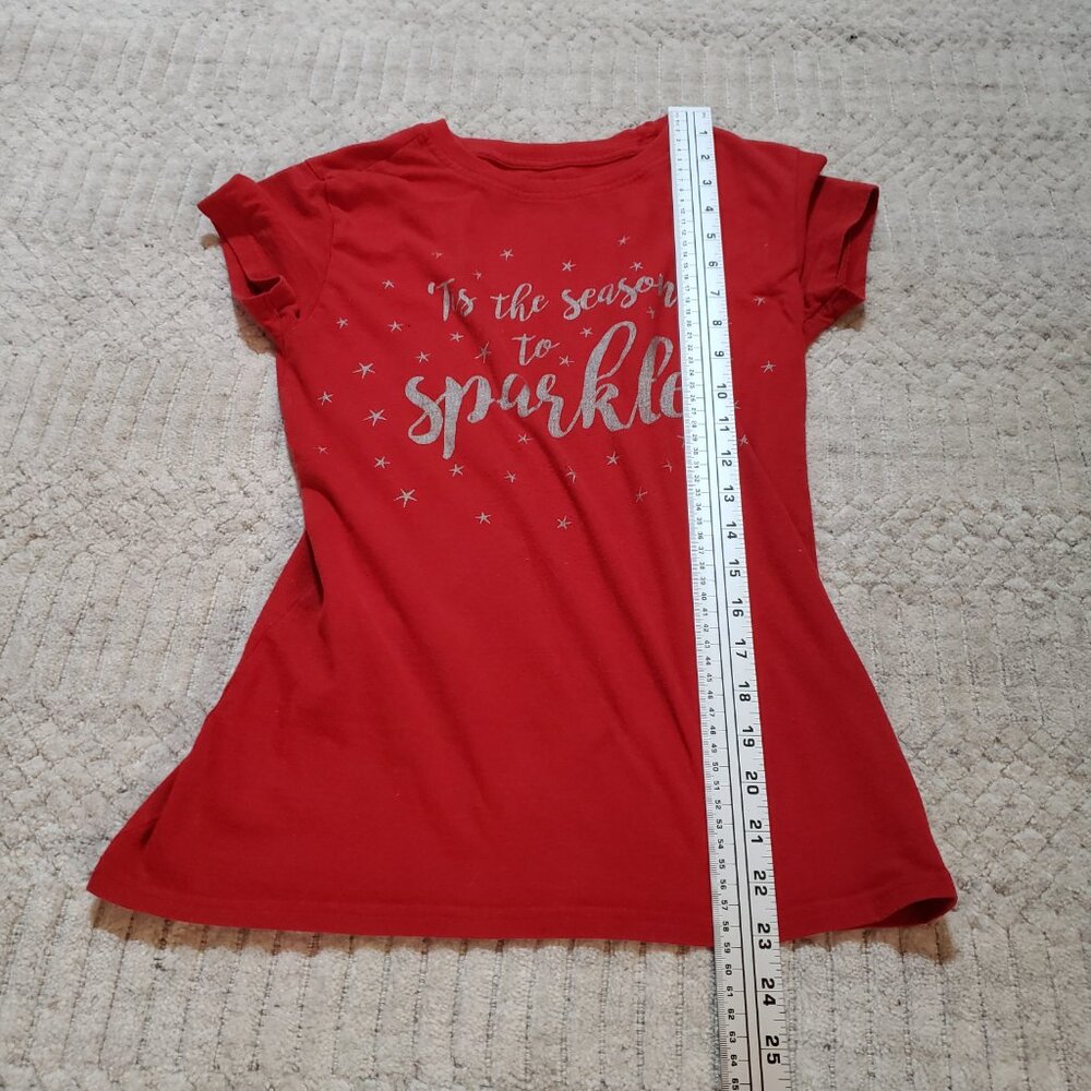 Chemistry “’Tis the Season to Sparkle” Holiday Top Size L - Picture 7 of 8